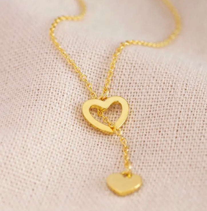 Heart Lariat Necklace