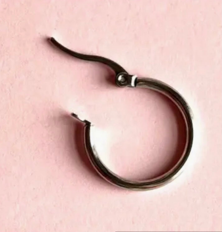 Confetti Heart Hoops